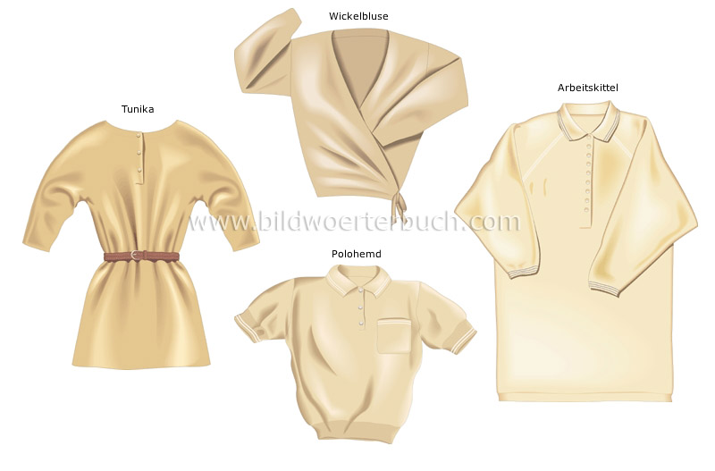 Beispiele für Blusen und Hemden Bild