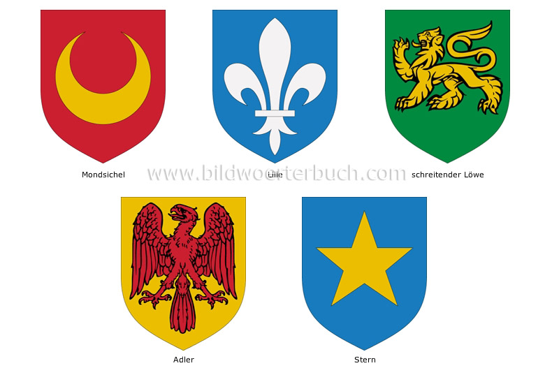 Beispiele für Wappenzeichen Bild