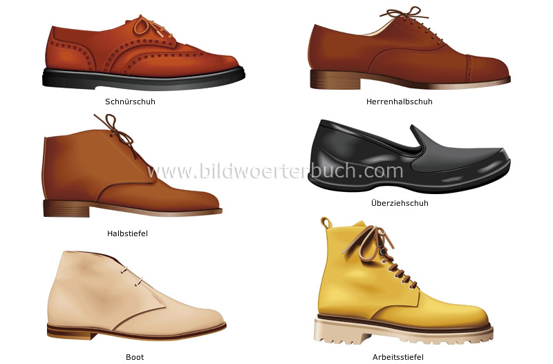 shoes names for mens