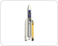 cross section of a space launcher (Ariane V)