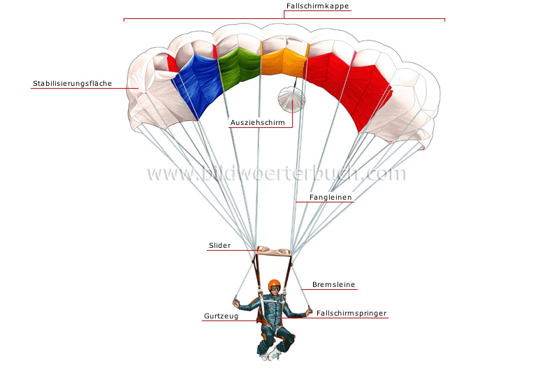 Fallschirmspringen Bild